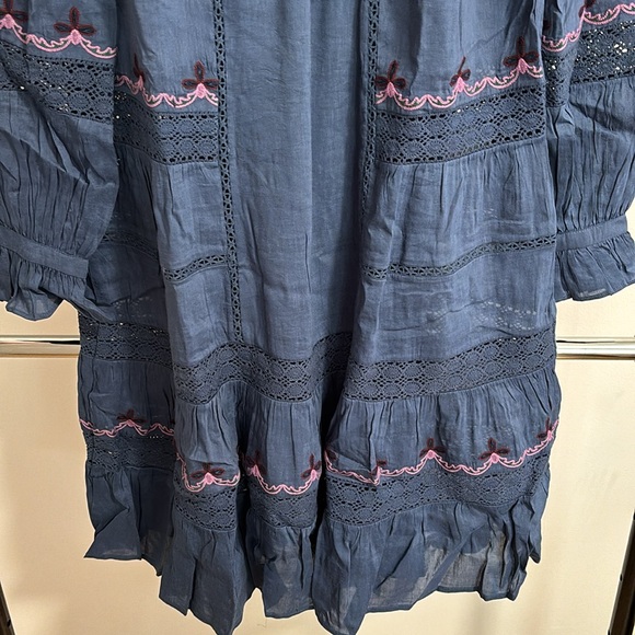 Johnny Was Linen Reina Mini Dress - Picture 13 of 13